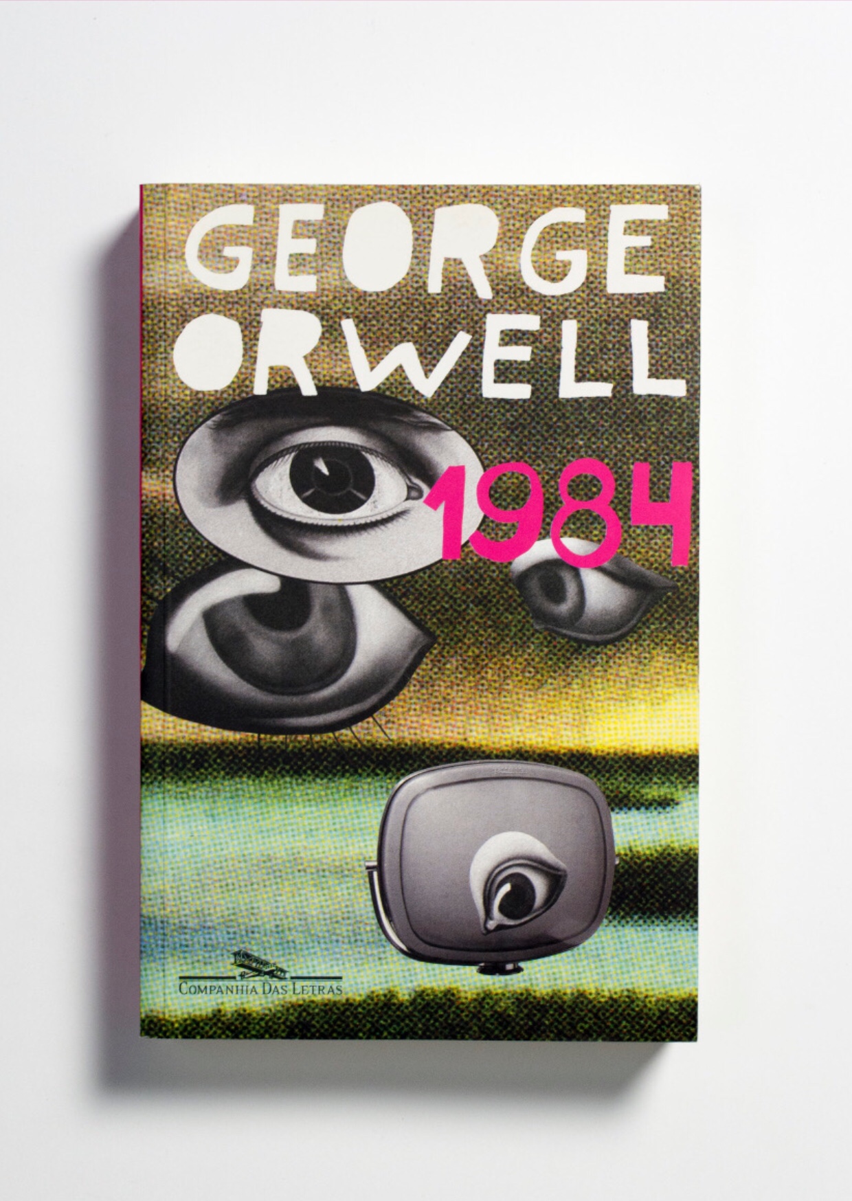 ilustração da capa do livro '1984' do autor George Orwell 