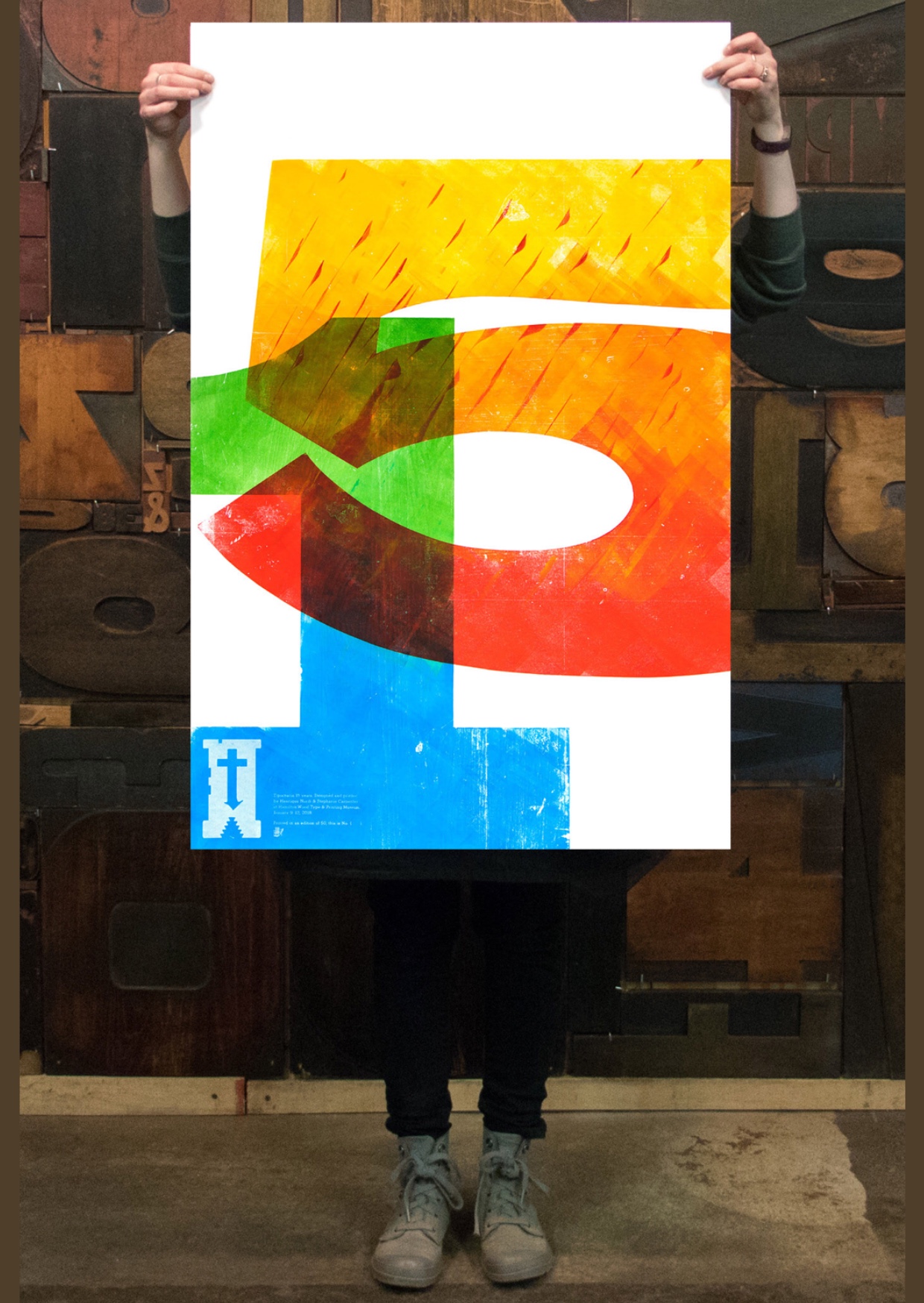 um quadro tipográfico com números