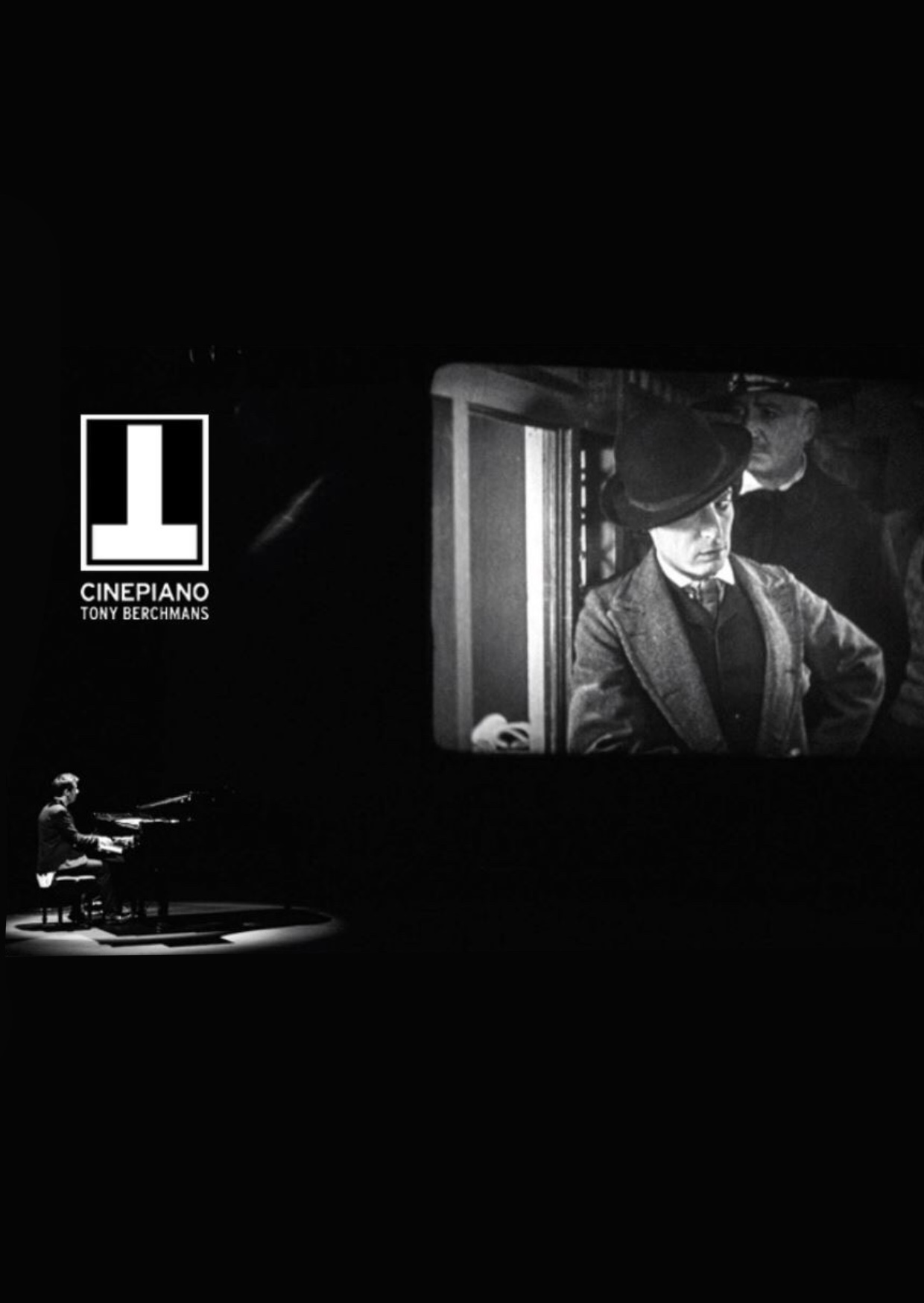 fotografia do convidado tocando no cinepiano