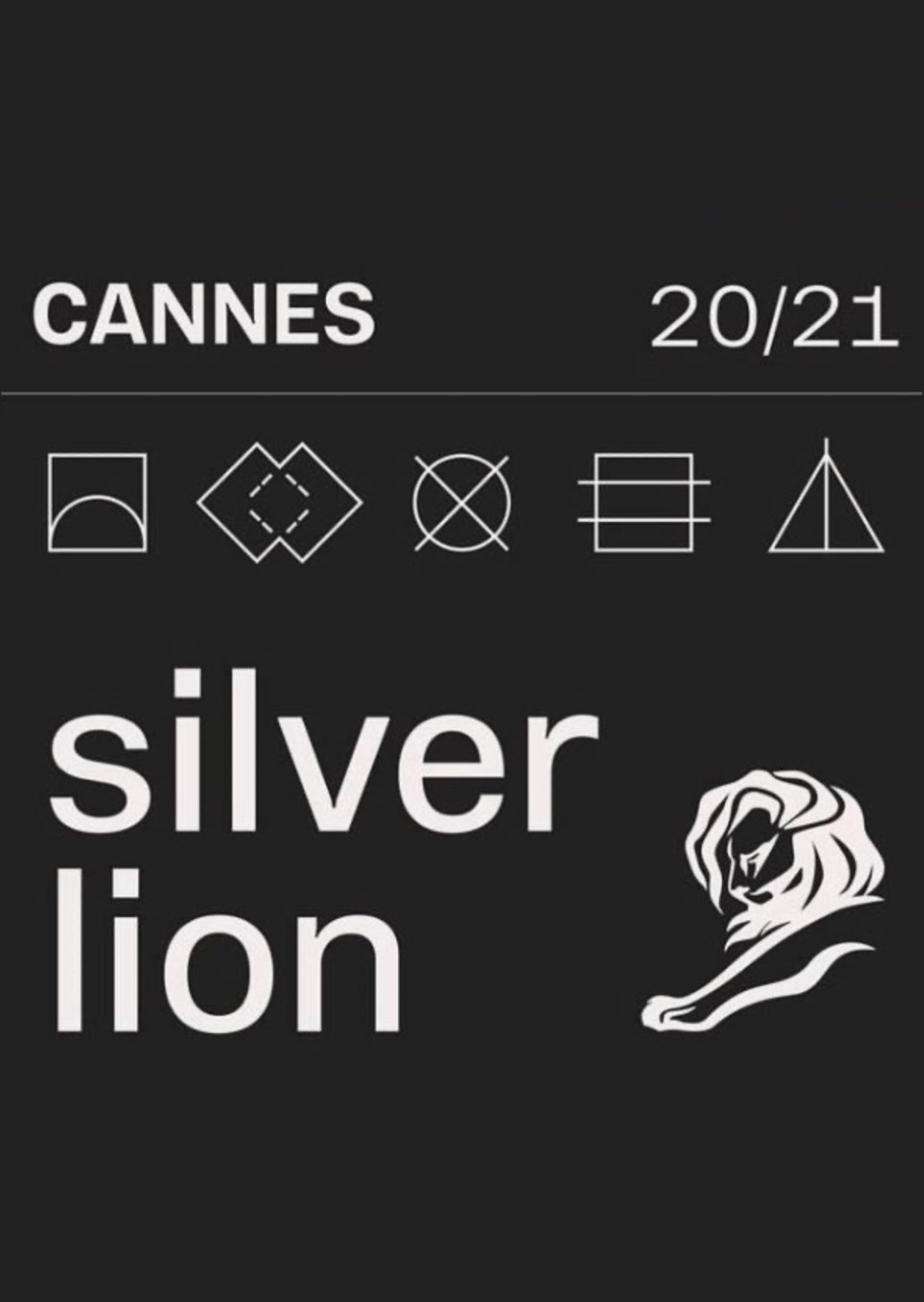 ilustração minimalista de formas e pequenos logos